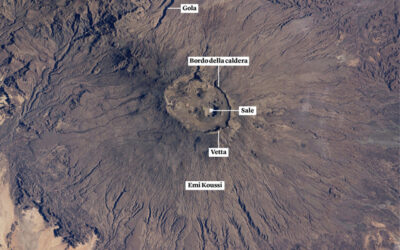 Il vulcano Emi Koussi, in Ciad