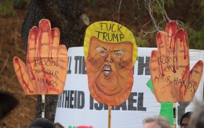 Students protest ties with Trump’s US