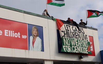 Pro-Palestine activists occupy rooftop of federal Labor MP’s office