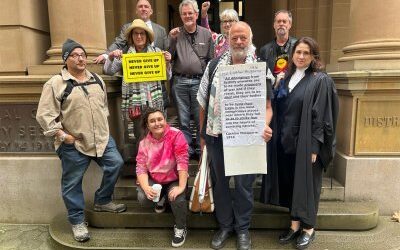 Activist’s paste-up charges dismissed, colonial statue remains