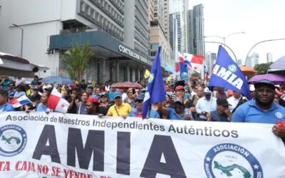 Panamá | Trabajadores cumplen el séptimo día de protestas contra las reformas a la Caja de Seguro Social y los acuerdos del gobierno con EEUU