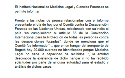 La labor del Tribunal Internacional de Opinión-TRINO en Colombia