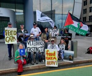 As Israel Detains the Madleen, “Veterans and Allies Fast for Gaza” at U.N. Hits 40-Day Halfway Point