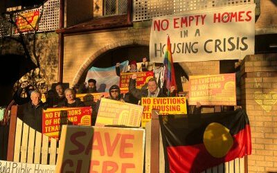 NSW Labor’s demolition of public housing in Glebe protested