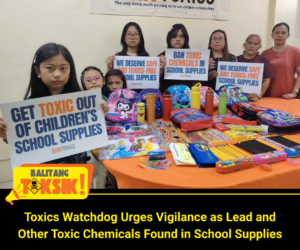 BAN Toxics Urges Parents to Be Vigilant After Toxic Lead and Other Chemicals Found in School Supplies