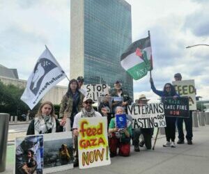 Interview with Veterans and Allies: 10 Days into the “Fast for Gaza” at the United Nations in NYC