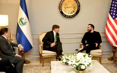 El Salvador |  Bukele recibió al vicesecretario de Estado de EEUU y conversaron sobre seguridad y desarrollo