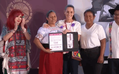 México | Claudia Sheinbaum entregó por primera vez recursos públicos directos a pueblos indígenas y afromexicanos en Campeche