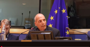 G. Varoufakis in the European Parliament: “How Europe fell into the arms of warmongering, and what we must do”