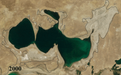 A Tale of Two Nations: The North Aral Sea Rebounds While the South Aral Sea Dries Up