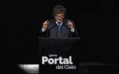 Argentina | Milei inauguró iglesia evangelista en Chaco y volvió a arremeter contra la izquierda
