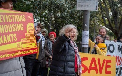 Housing activists protest Glebe public housing demolition