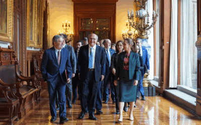 Claudia Sheinbaum se reunió con el vicepresidente de Brasil, Geraldo Alckmin, para fortalecer el desarrollo económico, científico y ambiental