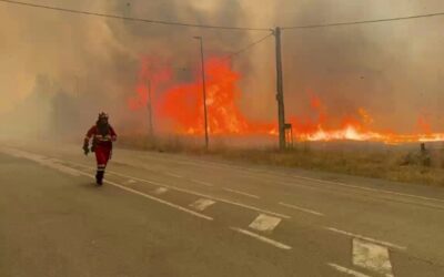 Incendi in Spagna, un morto e decine di sfollati