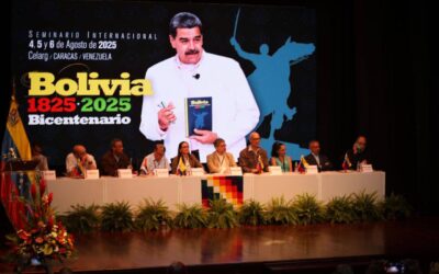 El presidente de Venezuela saludó al gobierno y pueblo de Bolivia en los 200 años de la independencia  