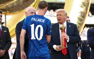 With 2026 World Cup Coming to US, FIFA Head Gianni Infantino Cozies up to Trump