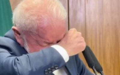 Lula llorando