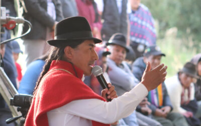 El Movimiento Indígena y Campesino de Cotopaxi denunció el intento de asesinato contra Leonidas Iza, expresidente de la CONAIE