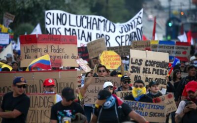 Ecuador |  Organizaciones sociales, colectivos feministas y ambientalistas marcharon contra los recortes del Gobierno