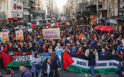 América Latina se moviliza por Palestina: marchas en Argentina, Chile y Puerto Rico y vigilias en Uruguay