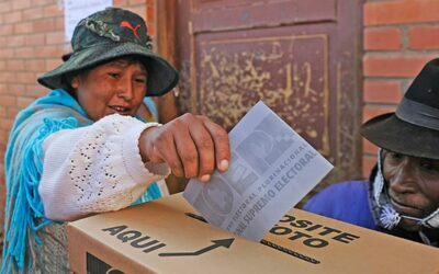 El voto en contra en Bolivia