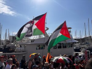 Catalans rally en masse for the Global Sumud Flotilla, which bids farewell to Barcelona