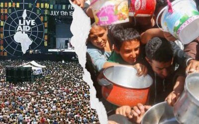 40 years after Live Aid, the world looks away from famine in Gaza