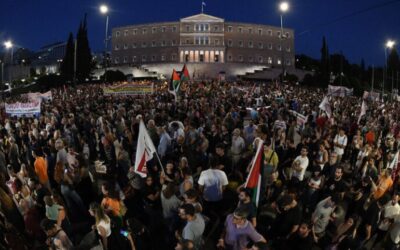 Greece: Huge Protests Demand End to Ties With Israel
