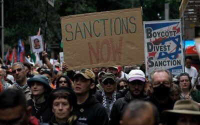 Photos: Hundreds of thousands march nationwide to demand Labor sanctions Israel, end arms trade