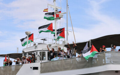 Venti imbarcazioni della Global sumud flotilla partono per Gaza 