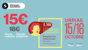 Asiste con descuento al  IV Congreso de Periodismo Feminista organizado por Pikara Magazine