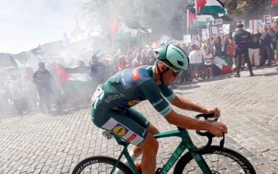 Spanish Cycling Protests Reject Israeli Sportswashing