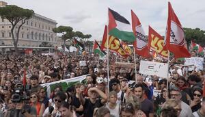 Una histórica huelga general en Italia contra la guerra y por Palestina