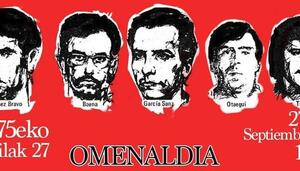 La noche más larga : 50 años de los fusilamientos de Txiki, Otaegi, Baena, Sánchez Bravo y García Sanz