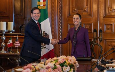 México | Claudia Sheinbaum recibió a Marco Rubio, secretario de estado de EEUU y acordaron fortalecer la cooperación en seguridad y migración respetando a la soberanía de ambos países