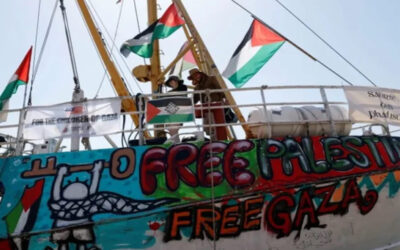 Una nutrida flotilla navega su última etapa hacia Gaza