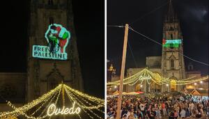 El PP trata de censurar una acción contra el genocidio en las fiestas de Oviedo