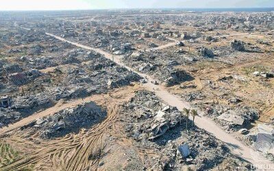 Destroying Gaza City