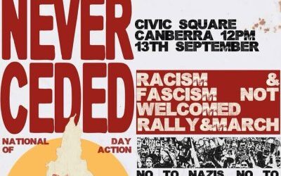 Sept 13: Join the national day of action for sovereignty, against racism, fascism