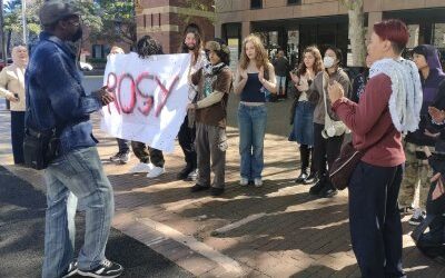 Police, arrests used to try and silence opposition to genocide at WSU