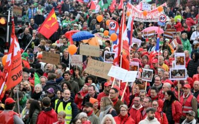 Giornata di mobilitazione in Belgio contro la legge di bilancio