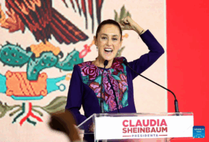 Who is Claudia talking to?