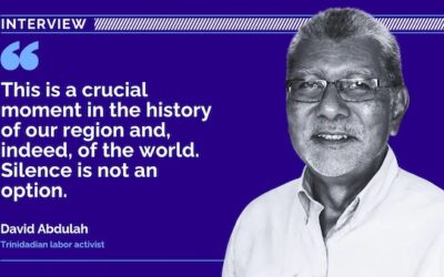 The Caribbean’s Zone of Peace Under Threat: A Conversation with David Abdulah