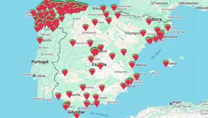 Mapa | Dos centenares de piquetes y manifestaciones programados para la huelga general por Palestina del 15-O