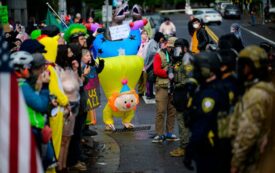 Portland’s Theater-of-the-Absurd Protests Reflect the Ridiculousness of Trump’s Lies
