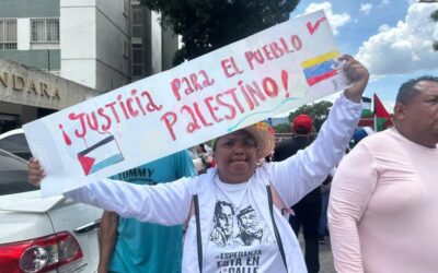 Venezuela | El pueblo bolivariano se moviliza para exigir respeto a la libertad y soberanía de Palestina y Venezuela