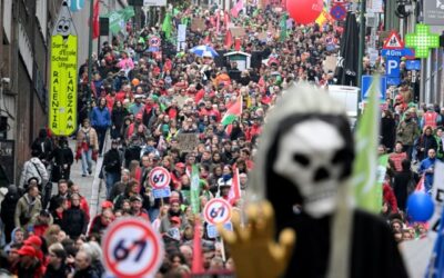 Belgio, tre giorni di sciopero nazionale contro le misure di austerità del governo