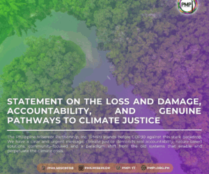 Statement of the Philippine Misereor Partnership, Inc. for COP30 on Loss and Damage, Accountability, and Genuine Pathways to Climate Justice