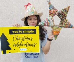 EcoWaste Coalition Pitches for No-Frills Christmas amid the Spate of Disasters