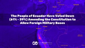 Ecuador Rejects Foreign Military Bases